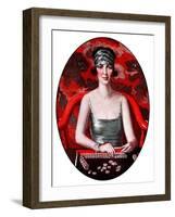 "Majong,"January 5, 1924-Henry Soulen-Framed Giclee Print