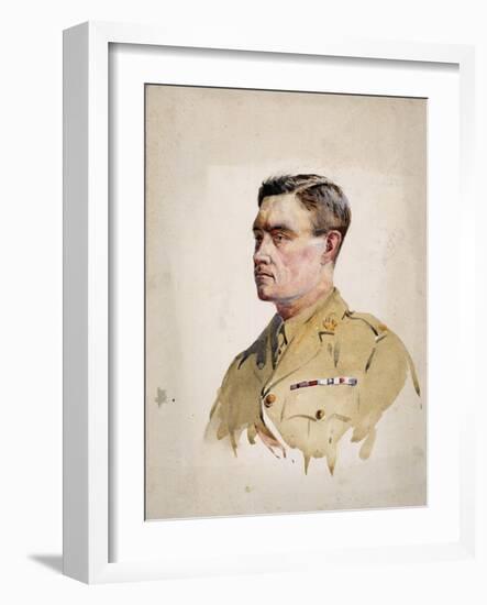 Major A. Martin-Leake, VC, 1902-Alfred Crowdy Lovett-Framed Giclee Print