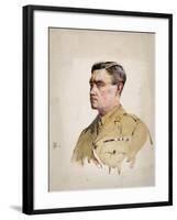 Major A. Martin-Leake, VC, 1902-Alfred Crowdy Lovett-Framed Giclee Print