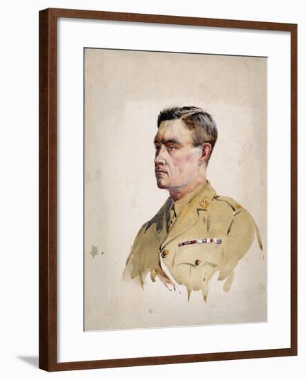Major A. Martin-Leake, VC, 1902-Alfred Crowdy Lovett-Framed Giclee Print