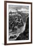 Major Borrett Duelling a German Officer at Zillebeke-H. Ripperger-Framed Premium Giclee Print