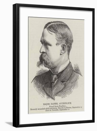 Major Daniel Auchinleck-null-Framed Giclee Print