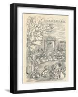 Major Denhan and His Party Received by the Sheikh of Bornu, 1912-null-Framed Giclee Print