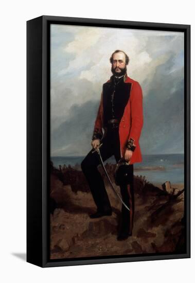 Major-General Charles Ashe Windham (1810-70) Coldstream Guards-Charles Couzens-Framed Stretched Canvas