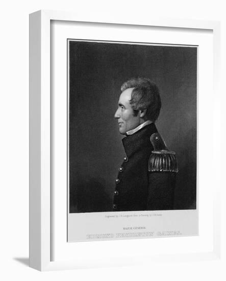 Major General Edmund Gaines-James Barton Longacre-Framed Giclee Print