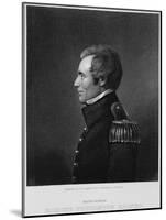 Major General Edmund Gaines-James Barton Longacre-Mounted Giclee Print