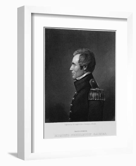 Major General Edmund Gaines-James Barton Longacre-Framed Giclee Print