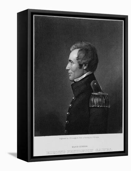 Major General Edmund Gaines-James Barton Longacre-Framed Stretched Canvas