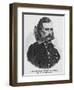 Major General George Armstrong Custer, Engraved from a Photograph, Illustration from 'Battles and…-Alexander Gardner-Framed Giclee Print