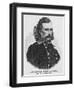 Major General George Armstrong Custer, Engraved from a Photograph, Illustration from 'Battles and…-Alexander Gardner-Framed Giclee Print