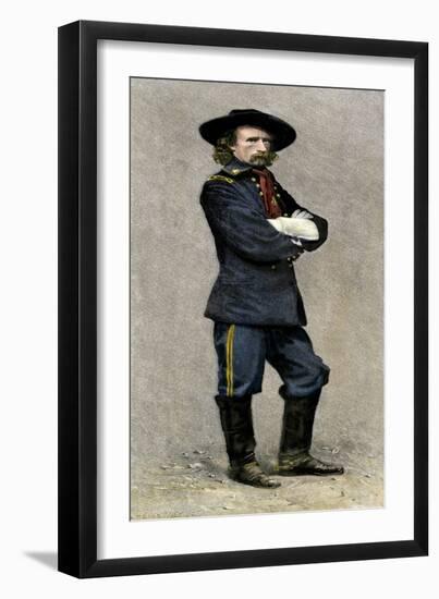 Major General George Armstrong Custer-null-Framed Giclee Print