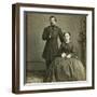 Major General George B. Mcclellan and His Wife-E. & H.T. Anthony-Framed Photographic Print