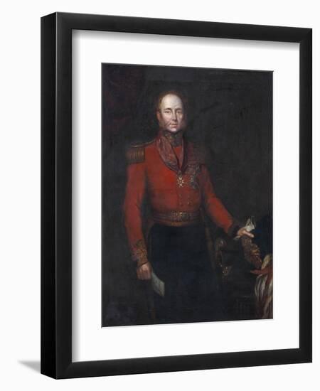 Major-General John Alexander Dunlop Agnew Wallace, C.1829-Herbert Sidney-Framed Giclee Print