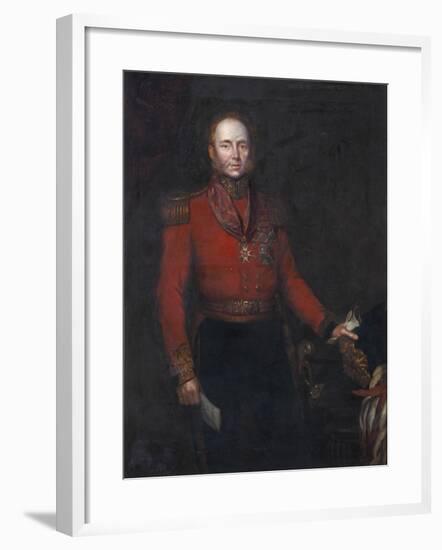 Major-General John Alexander Dunlop Agnew Wallace, C.1829-Herbert Sidney-Framed Giclee Print