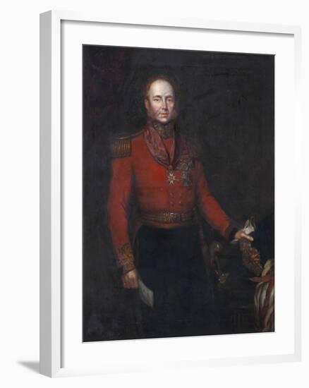 Major-General John Alexander Dunlop Agnew Wallace, C.1829-Herbert Sidney-Framed Giclee Print