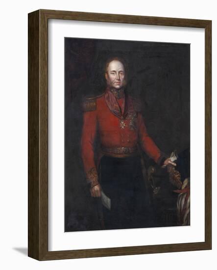 Major-General John Alexander Dunlop Agnew Wallace, C.1829-Herbert Sidney-Framed Giclee Print