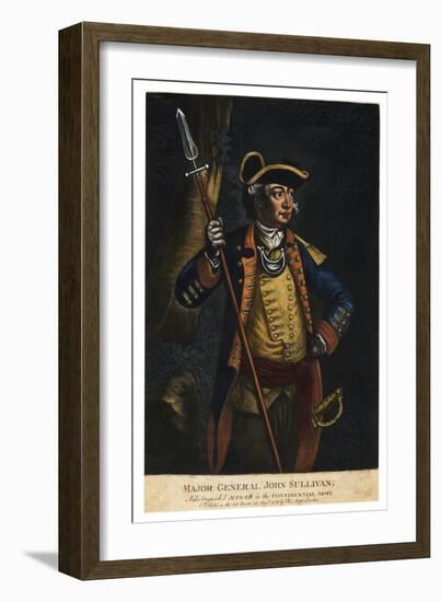 Major General John Sullivan, 1776-null-Framed Giclee Print