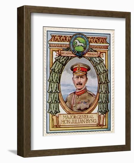 Major General Julian Byng, Stamp-null-Framed Art Print