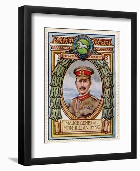 Major General Julian Byng, Stamp-null-Framed Art Print