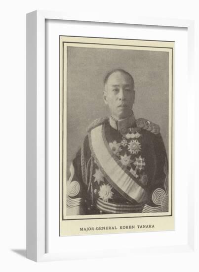 Major-General Koken Tanaka-null-Framed Photographic Print