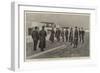 Major-General Miles, Commander-In-Chief, on a Tour of Inspection-null-Framed Giclee Print