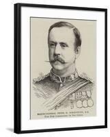 Major-General Peter H Scratchley, Re-null-Framed Giclee Print