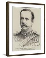 Major-General Peter H Scratchley, Re-null-Framed Giclee Print