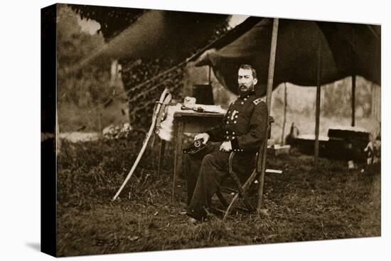 Major-General Philip Henry Sheridan, 1864-Mathew Brady-Stretched Canvas