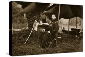 Major-General Philip Henry Sheridan, 1864-Mathew Brady-Stretched Canvas