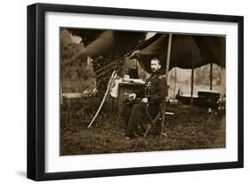 Major-General Philip Henry Sheridan, 1864-Mathew Brady-Framed Giclee Print