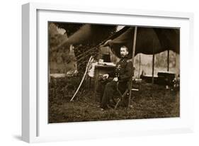 Major-General Philip Henry Sheridan, 1864-Mathew Brady-Framed Giclee Print