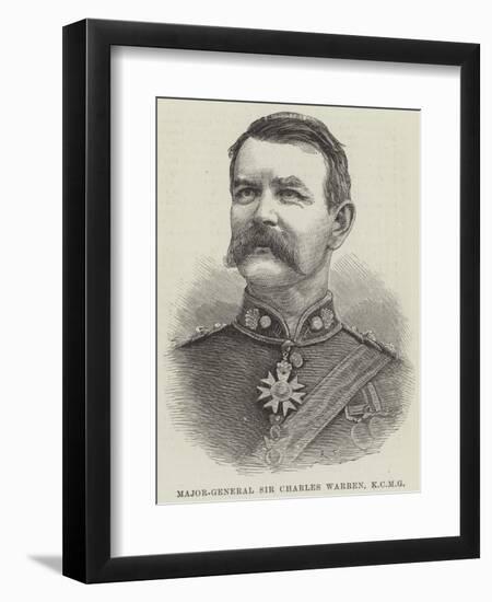 Major-General Sir Charles Warren-null-Framed Giclee Print