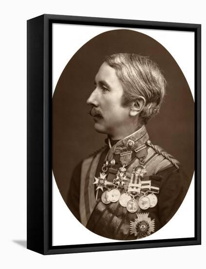 Major-General Sir Garnet Wolseley, Kcb, British Soldier, 1876-Lock & Whitfield-Framed Stretched Canvas