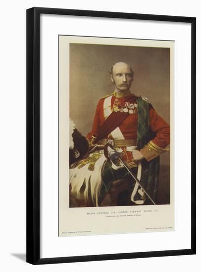 Major-General Sir George Stewart White, Vc, Commanding the British Forces in Natal-null-Framed Giclee Print