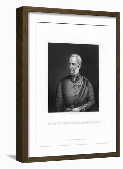 Major-General Sir Henry Havelock, British General-E Stodart-Framed Giclee Print