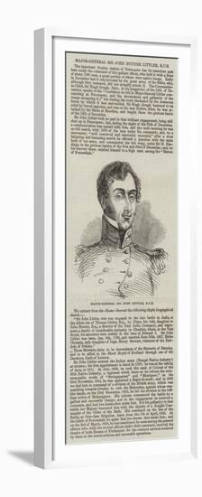 Major-General Sir John Hunter Littler-null-Framed Premium Giclee Print