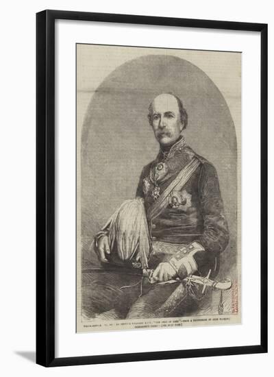 Major General Sir William Fenwick Williams, The Hero of Kars-null-Framed Giclee Print