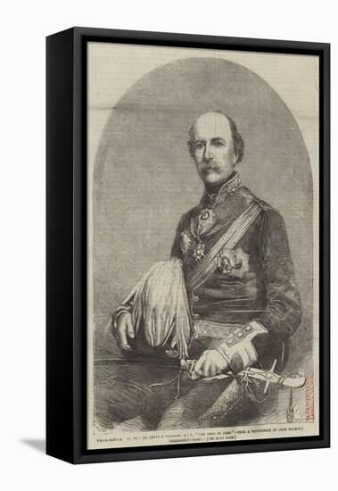 Major General Sir William Fenwick Williams, The Hero of Kars-null-Framed Stretched Canvas