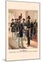 Major-General, Staff and Line Officers, Enlisted Men in Full Dress-H.a. Ogden-Mounted Art Print