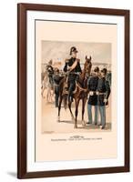 Major General, Staff and Line Officers in Full Dress-H.a. Ogden-Framed Art Print