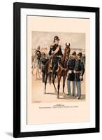 Major General, Staff and Line Officers in Full Dress-H.a. Ogden-Framed Art Print