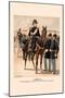 Major General, Staff and Line Officers in Full Dress-H.a. Ogden-Mounted Art Print