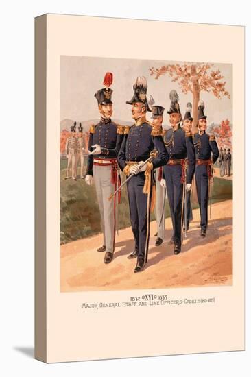 Major General, Staff and Line Officers-H.a. Ogden-Stretched Canvas