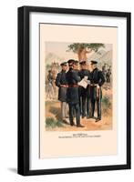 Major General, Staff and Line Officers-H.a. Ogden-Framed Art Print