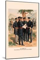 Major General, Staff and Line Officers-H.a. Ogden-Mounted Art Print