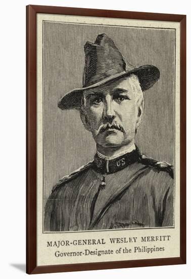 Major-General Wesley Merritt-null-Framed Giclee Print