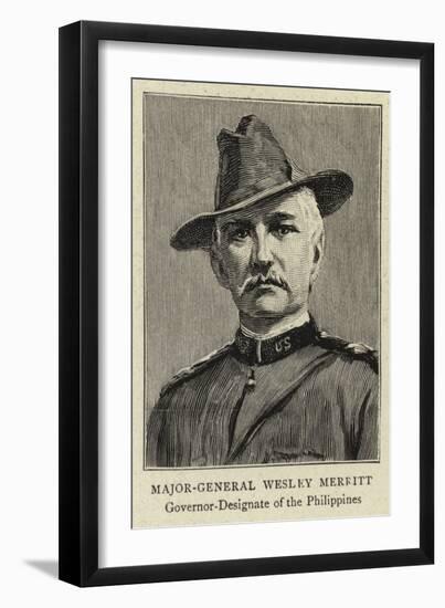 Major-General Wesley Merritt-null-Framed Giclee Print