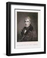 Major General William Henry Harrison, 9th President of the United States of America-James Reid Lambdin-Framed Giclee Print