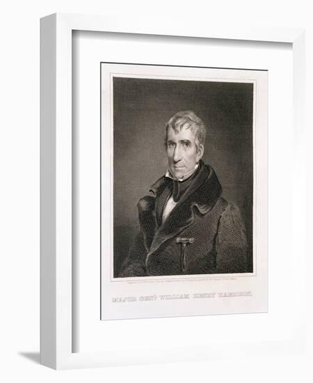 Major General William Henry Harrison, 9th President of the United States of America-James Reid Lambdin-Framed Giclee Print