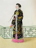 A Lady of Distinction in Her Habit of Ceremony, Plate 60 from "The Costume of China"-Major George Henry Mason-Mounted Giclee Print